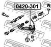 FEBEST 0420-301 Ball Joint